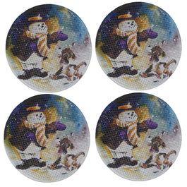Hermia Manteles Individuales Multicolor Set de 4 Piezas 37 cm